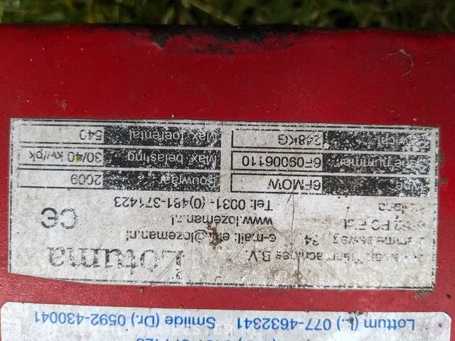 Weilandbloter lotuma, 6fmow, bouwjaar 2009 - afbeelding 5 van  8