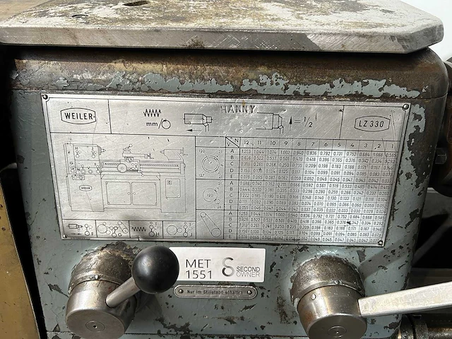 Weiler - lz330 - universele draaibank - afbeelding 13 van  14