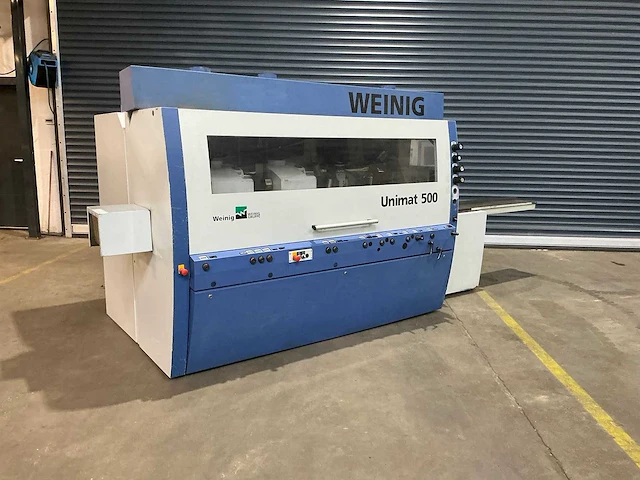 Weinig - 2006 - unimat 500 - vierzijdige profileer- en schaafmachine - afbeelding 1 van  14