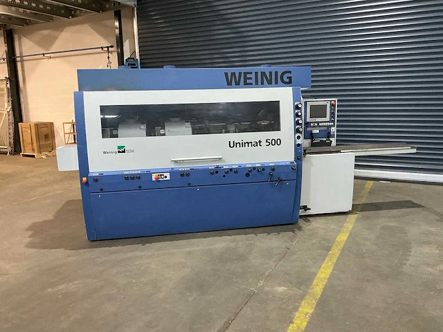 Weinig - 2006 - unimat 500 - vierzijdige profileer- en schaafmachine - afbeelding 7 van  14