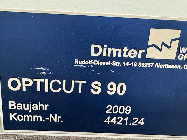Weinig - 2009 - opticut s90 - afkortcirkelzaagmachine - afbeelding 7 van  15