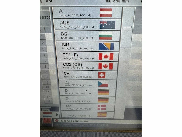 Weinig - 2009 - opticut s90 - afkortcirkelzaagmachine - afbeelding 13 van  15