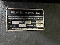 Weinig - unimat 23 e - vierzijdige profileer- en schaafmachine - 1999 - afbeelding 9 van  17