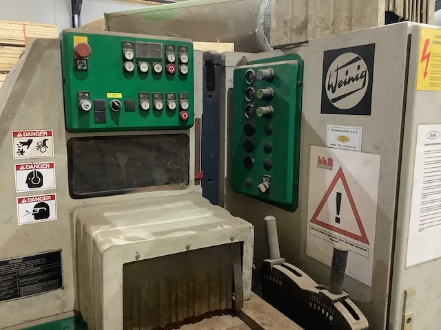 Weinig profimat 23 vierzijdige profileer- en schaafmachine - afbeelding 9 van  11