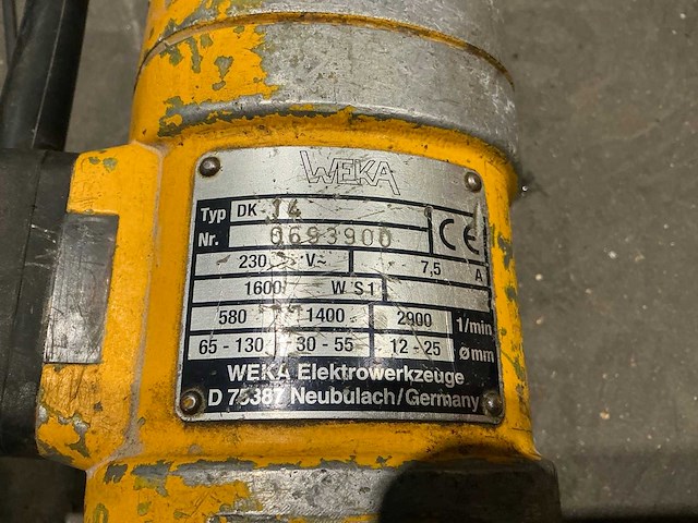 Weka dk-14 diamantkernboormachine - afbeelding 5 van  5