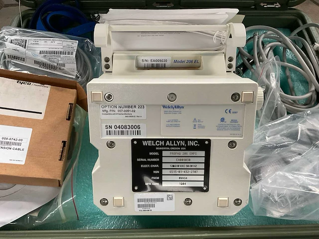 Welch allyn model 206el vital signs monitor - afbeelding 5 van  7