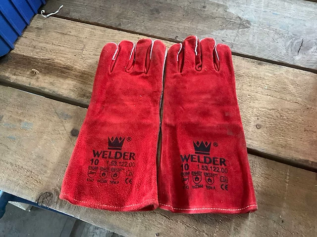 Welder las handschoenen (4x) - afbeelding 1 van  3