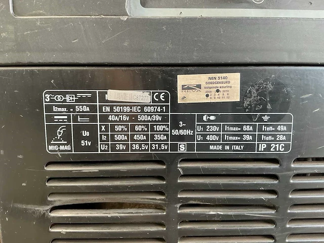 Weldkar mig 5550/ts lasapparaat - afbeelding 8 van  9