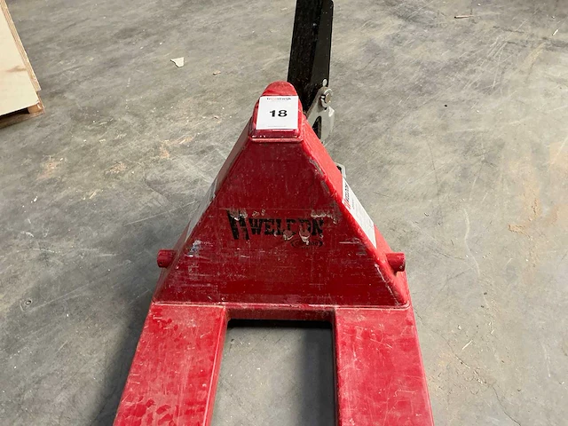 Weldon qpd200 hand hydraulische palletwagen - afbeelding 4 van  7