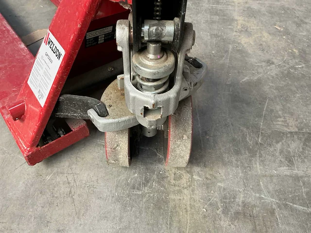 Weldon qpd200 hand hydraulische palletwagen - afbeelding 6 van  7