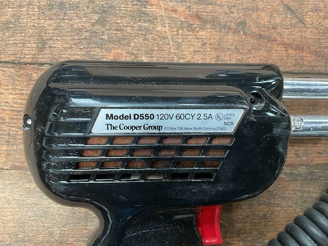 Weller d550 120v 60cy 2.5a soldeerbout - afbeelding 4 van  5