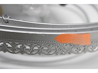 Wellmet kristallen hanglamp 6 lichten moderne kroonluchter kristal zilver 50 cm - afbeelding 6 van  6