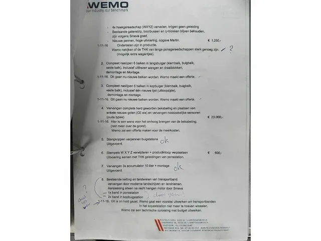 Wemo-hydro - hydraulische pons- buiglijn - afbeelding 25 van  36