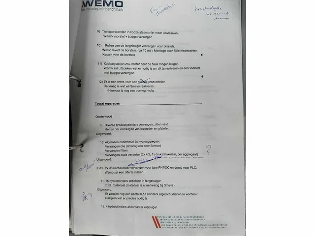 Wemo-hydro - hydraulische pons- buiglijn - afbeelding 26 van  36