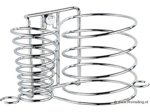 Wenko föhnhouder 25 x 16,5 cm staal chroom - afbeelding 1 van  1
