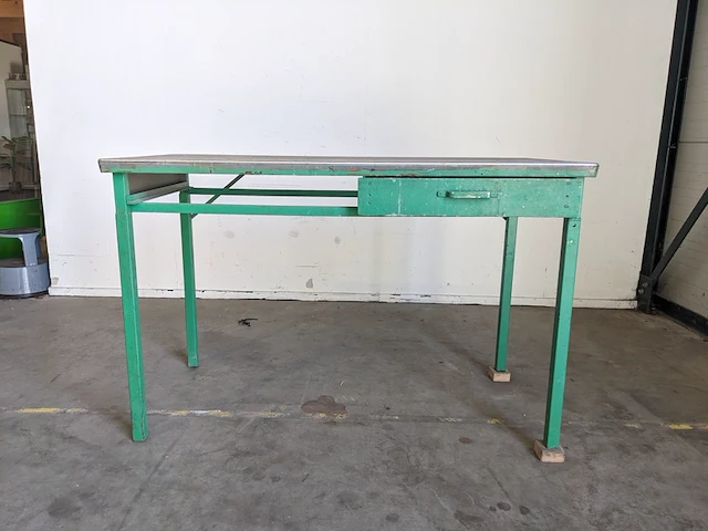 Werbank met 1 lade, groen - afbeelding 1 van  5