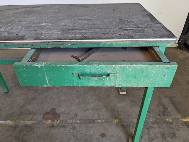 Werbank met 1 lade, groen - afbeelding 4 van  5