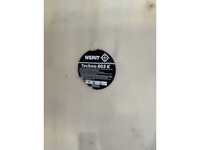 Werit techno 803k opslagtank 800l. - afbeelding 6 van  6
