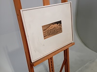 Werk op papier, a .a. brouwer, liggend figuur, 1980 - afbeelding 2 van  8