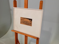 Werk op papier, a .a. brouwer, liggend figuur, 1980 - afbeelding 3 van  8