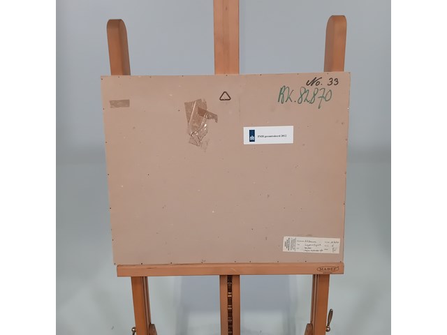 Werk op papier, a .a. brouwer, liggend figuur, 1980 - afbeelding 7 van  8