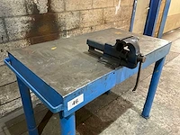 Werkbank 130x75x100cm v.v. heuer bankschroef 135mm - afbeelding 2 van  3