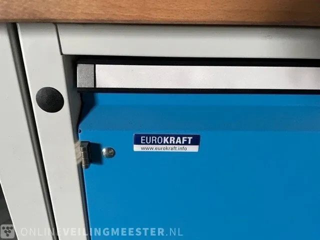 Werkbank eurokraft, blauw/grijs - afbeelding 5 van  13