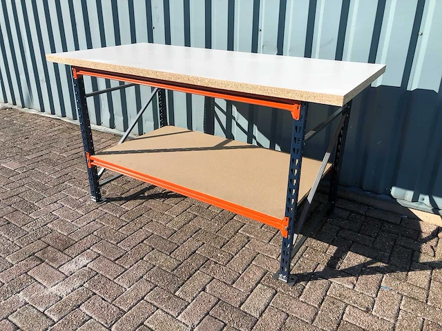 Werkbank / inpaktafel 2500x1000mm - afbeelding 1 van  7