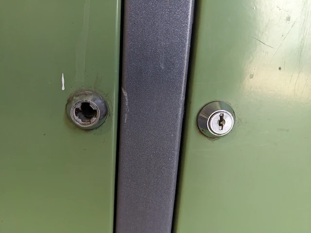 Werkbank met 2 laden en 2 deuren, groen - afbeelding 6 van  6
