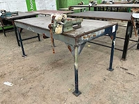 Werkbank met bankschroef - afbeelding 1 van  6