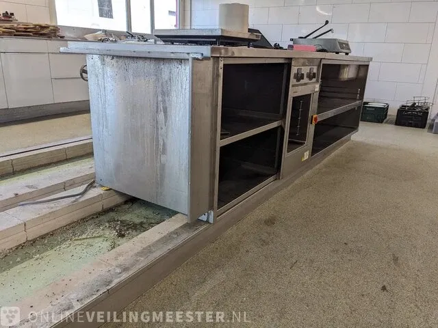 Werkbank met wok unit en wastafel therma - afbeelding 7 van  16