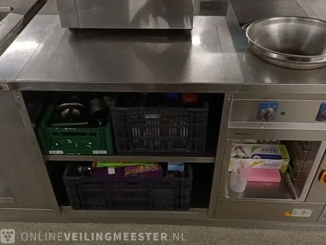 Werkbank met wok unit en wastafel therma - afbeelding 10 van  16