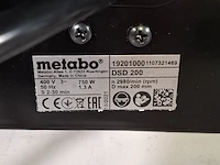 Werkbank slijper, metabo, jsd 200, 2021 - afbeelding 10 van  12