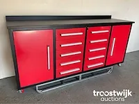 Werkbank sw-12 dd industrial red