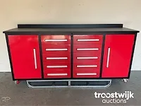 Werkbank sw-12 dd industrial red - afbeelding 2 van  9