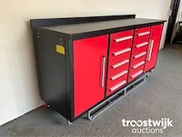 Werkbank sw-12 dd industrial red - afbeelding 4 van  9
