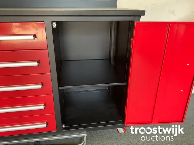 Werkbank sw-12 dd industrial red - afbeelding 5 van  9