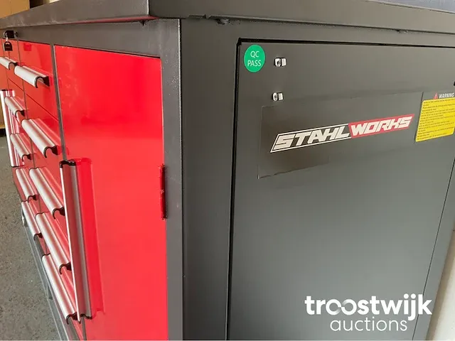 Werkbank sw-12 dd industrial red - afbeelding 8 van  9