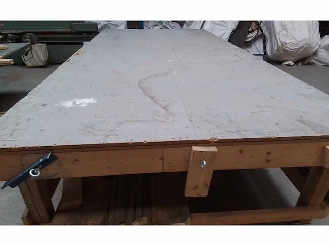 Werkbank tafel - unit met wielen - overige houtbewerking - afbeelding 2 van  5