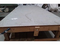 Werkbank tafel - unit met wielen - overige houtbewerking - afbeelding 2 van  5