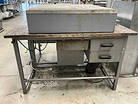 Werkbank v.v. persluchtkoppelingen, afzuigunit 110x90cm - afbeelding 3 van  6