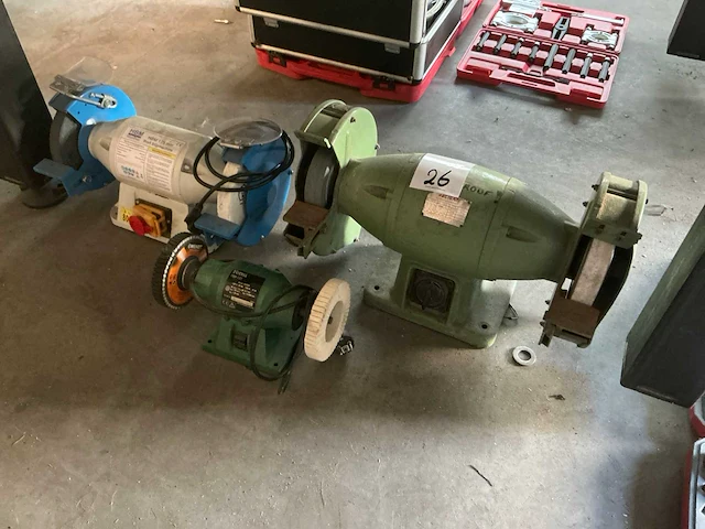 Werkbankslijpmachine (3x) - afbeelding 1 van  8