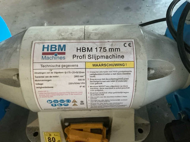 Werkbankslijpmachine (3x) - afbeelding 6 van  8
