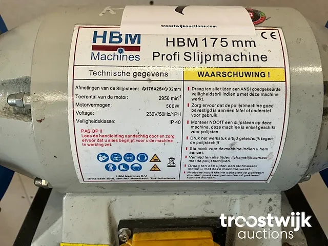 Werkbankslijpmachine - afbeelding 4 van  4