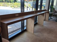 Werkblad met stopcontacten - 490x54x110 cm - afbeelding 2 van  6