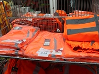 Werkbroeken oxxa x-viz strong fluoriserend oranje 10 stuks . let op; excl. draadmand - afbeelding 1 van  2