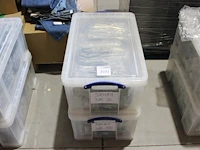 Werkhandschoenen showa 386 in de maten 8 en 9 in 2 kunststof kratten. - afbeelding 1 van  2