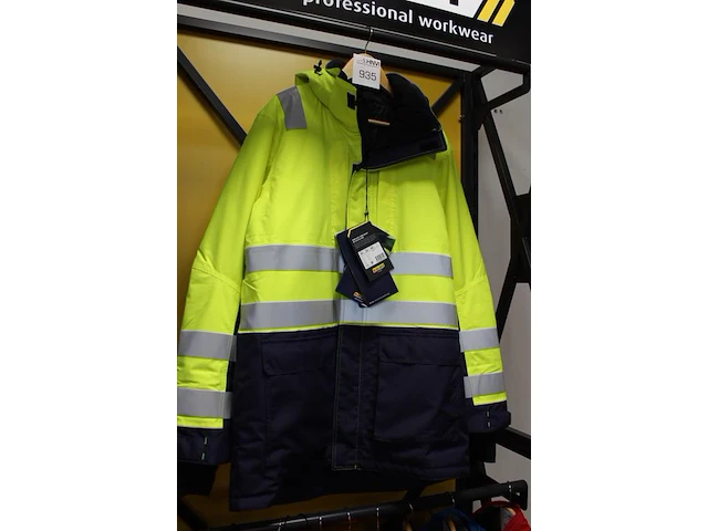 Werkjas blaklader maat l met reflecterende banen. - afbeelding 2 van  2