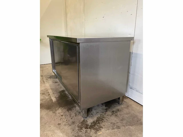 Werkkast rvs - dubbele schuifdeur - afbeelding 5 van  8
