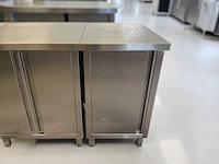 Werkkast rvs - enkele deur - afbeelding 1 van  4